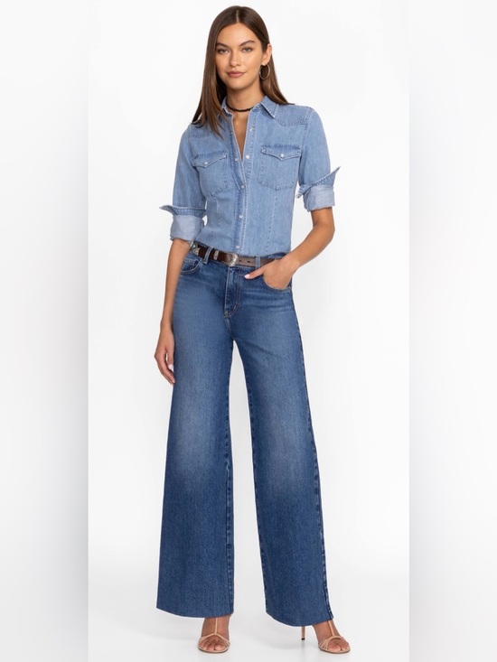 Johnny Was Denim - NWOT JOHNNY WAS LUMIERE WIDE LEG JEAN
